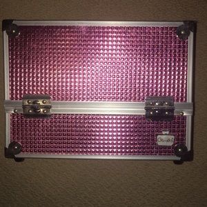 Caboodle Makeup Storage Box- Metallic Pink